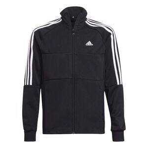 Adidas Childrens/Kids Sereno 3 Stripes Track Jacket / Black/White